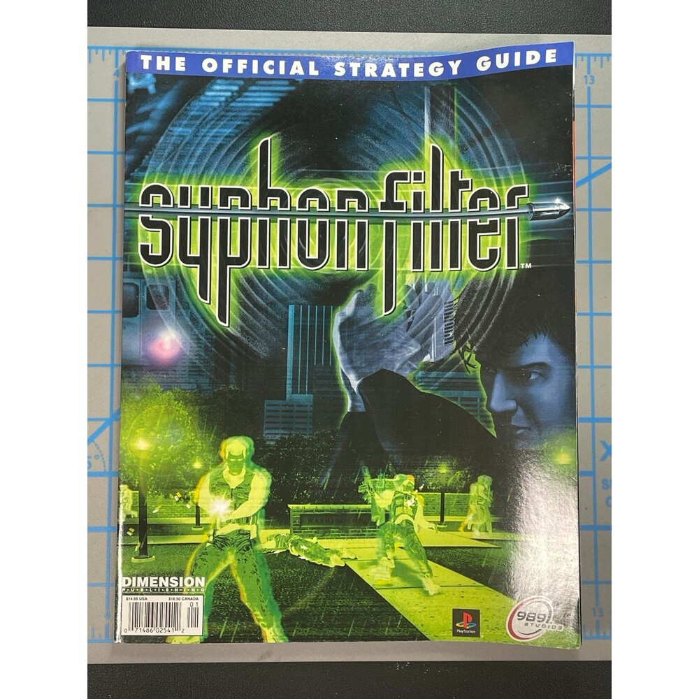Sony Playstation PS1 PSX Syphon Filter Strategy Guide Vintage 989 Studios